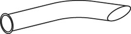 DINEX 80681 Exhaust Pipe